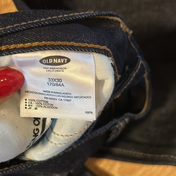 Old Navy slim straight jeans 32x30 - Picture 3 of 5